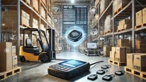 Warehouse using RFID technology
