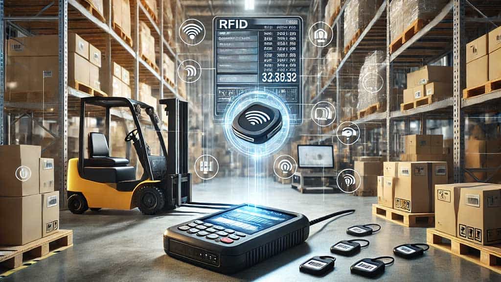 Warehouse using RFID technology